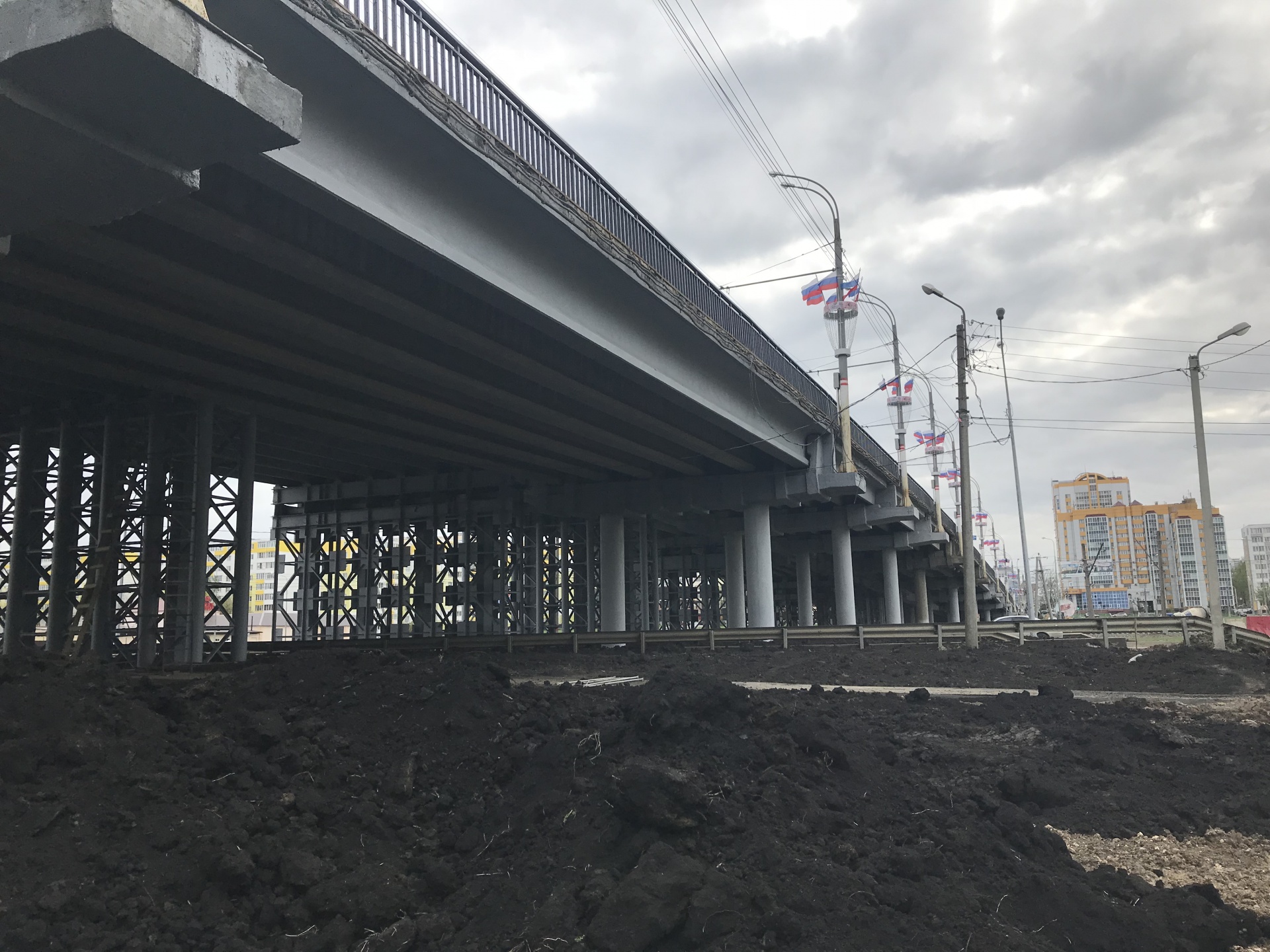 Механизированная покраска моста — ТПК Нижний Новгород