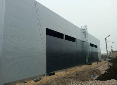 Строительство ангара